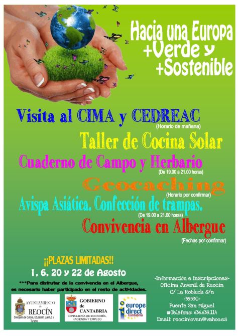 CARTEL HACIA UNA EUROPA + VERDE Y + SOSTENIBLE