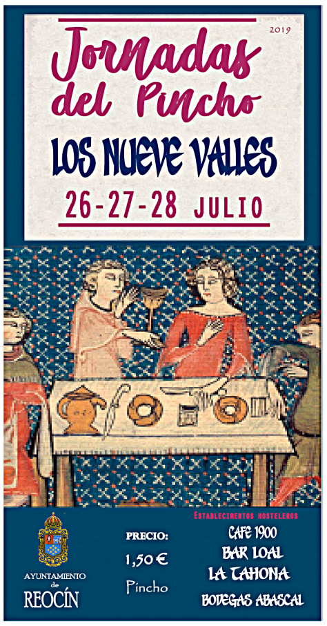 cartel jornadas del pincho julio 2019