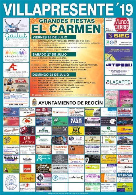 FIESTAS DEL CARMEN VILLAPRESENTE 2019