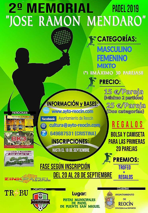 2º memorial padel 2019