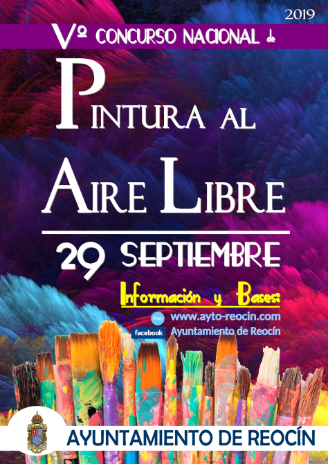 cartel Vº CONCURSONACIONAL DE PINTURAAL AIRE LIBRE 2019-1
