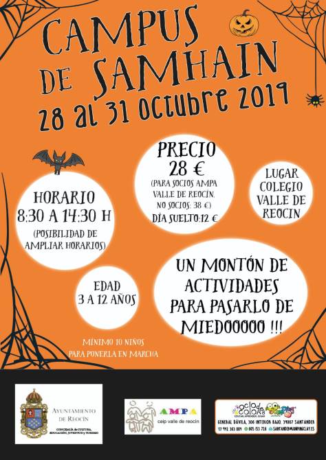 nuevo cartel campus ludoteca samhain 2019