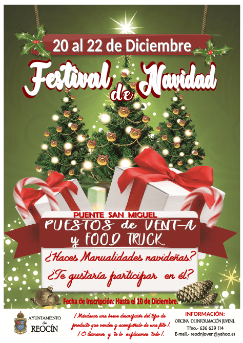 cartel festival de navidad puesto de venta 2019final