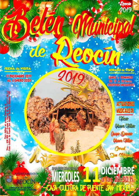 CARTEL BELEN MUNICIPAL REOCIN 2019