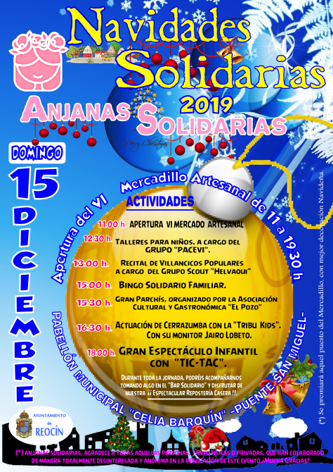 mercadillo navideños anjanas solidarias 15DIC2019
