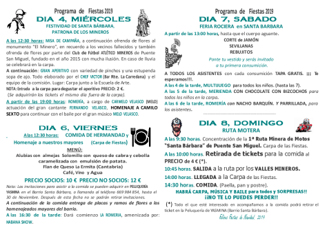 programa final de mano santa barbara 2019-2