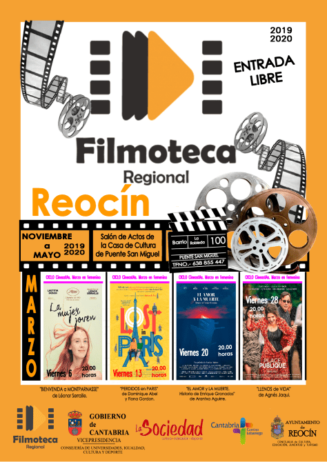 CARTEL FILMOTECA REOCIN MARZO2020