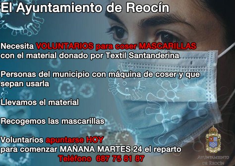 cartel mascarillas