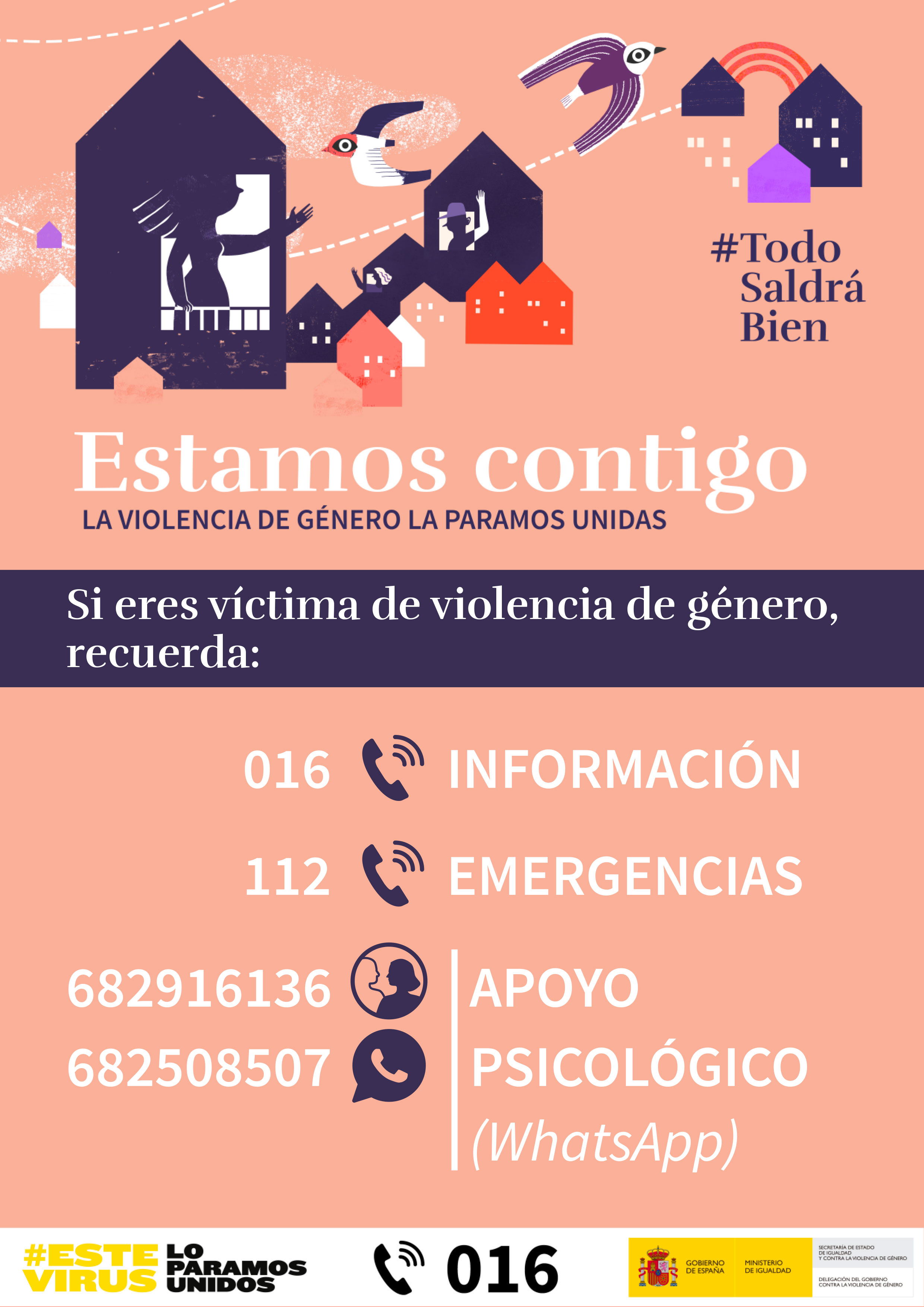 CARTELViolenciaGeneroEstamos Contigo