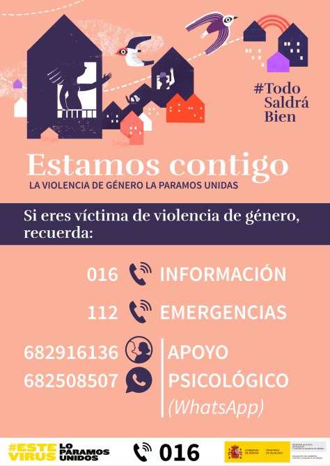 CARTELViolenciaGeneroEstamos Contigo