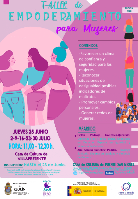 CARTEL TALLER DE EMPODERAMIENTO 2020