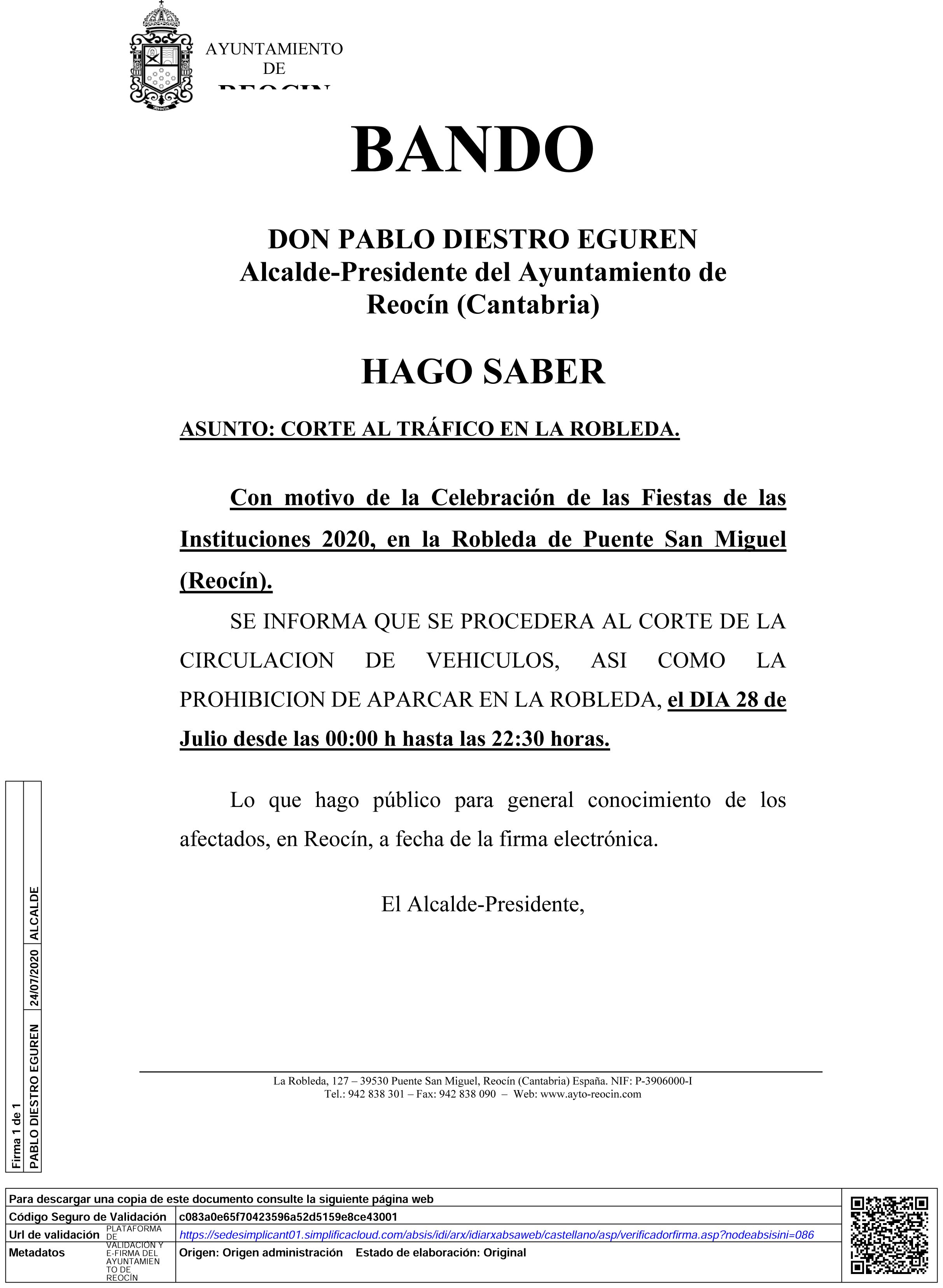 BandoCorteDiaInstituciones